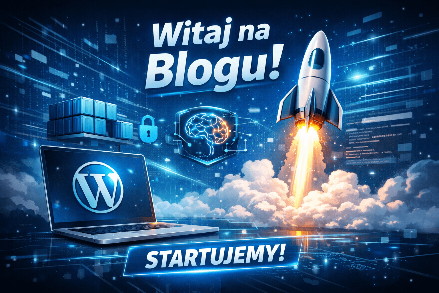 Stanowisko pracy i terminal - start autorskiego bloga Krzysztofa Godzisza o cyberbezpieczeństwie i etycznym hackingu.